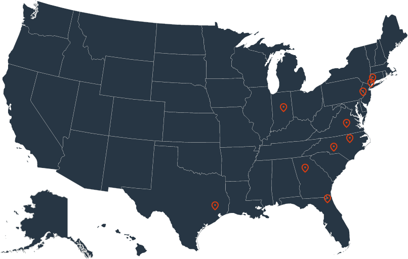 Contact OneFourTwo for a project throughout the United States